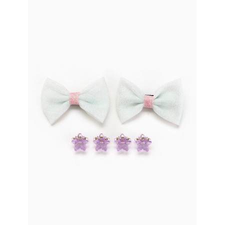 Hair bow 2 pcs, Krabi "Milashka", 8 x 12.5 cm-1