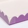 Box for cookies, lilac, 18 x 18 x 3 cm