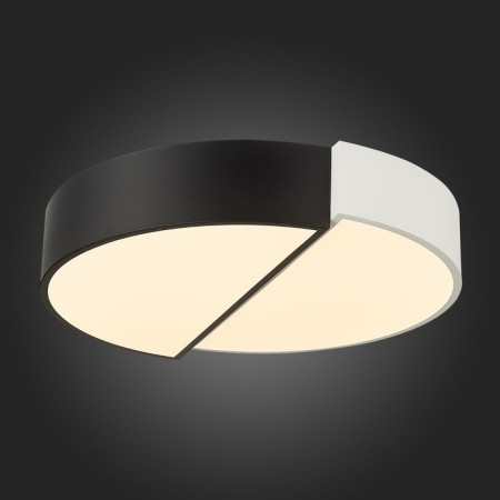 Ceiling EVOLUCE lamp. Sle200642-01. Meta. 1x36 W, LED, 3000K/4000k/6000k, 2160 LM, 50x50x10 cm, white, black color-4