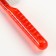 Combine comb “bubbles”, transparent, 20 x 3.6 cm, red