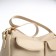 Female bag Textura, average size, beige color