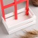 Wooden Kashpo 25 × 18 × 30 cm "Bouquet under the window", with a handle, white pink