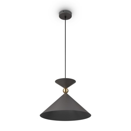 Suspended lamp Freya Fr5392PL-01GR1 Moth, 350x350x1760 mm, E27, 1x60W, color gray-2
