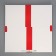 Square gift package, packaging, red, 40 x 40 x 40 cm