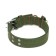 Four-layer collar with a swivel, 65 x 4 cm, Osh 54-60 cm, polyester, green