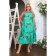 Sarafan female, size 52, turquoise color