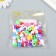 Beads for creativity plastic "Two -color barrel" Color 30 g 1x1.2x1.2 cm