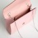 Female bag on a magnet, pink color