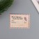 A postcard with the seeds "grow itself" is made manual only for you "5*7cm