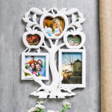 Photo frame plastic in 5 photos 5.5x7, 9.5x11, 10x15, 10x10 cm 