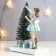 Souvenir Polystone Light "Girl decorates the Christmas tree" 24.5x11x15 cm