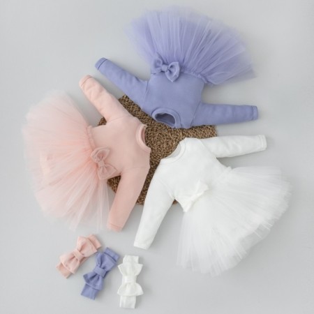 Body dress with a Kinderlitto “Trio” head, height 80-86 cm, milk color-5