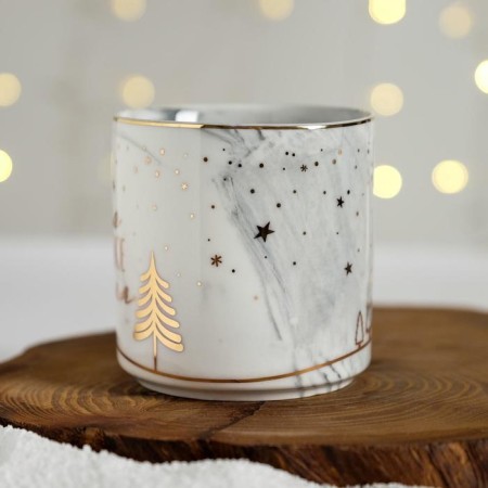 Ceramic mug "Magic time", 350 ml, white color-1