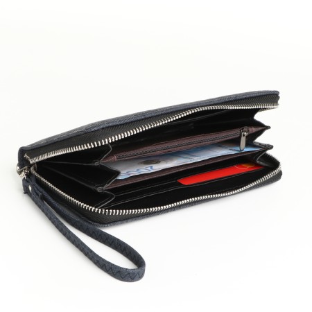 Women's wallet with lightning, black color-3