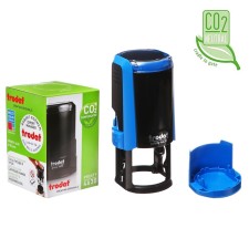 Equipment for round printing automatic Trodat Printy 4630, diameter 30 mm, lid, blue body