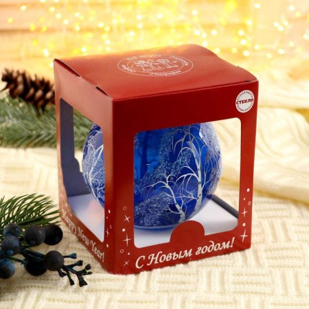 Snowfall ball 8.5 cm, mix-2