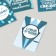 Cardboard Biro "Wishes. Posters" set 10 pcs (5 types) 4x6 cm