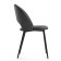 Chair on the metal frame Irre Metal/velor, black/dark gray 50x55x82 cm