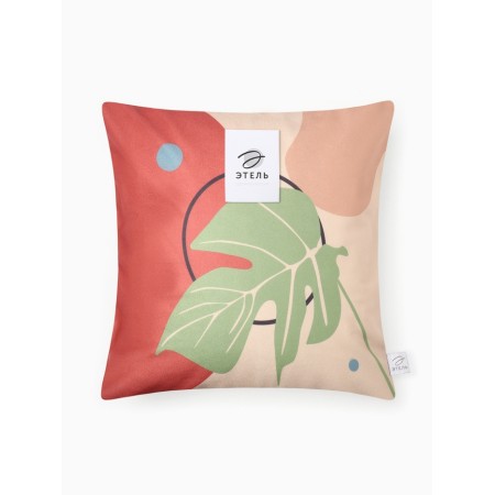 Set of decorative pillowcases Ethel "Sunshine", 4 pcs, 40*40 cm, velor-9