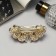 Hair hairpin "Sienna" butterfly, 8.5 cm