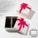 Gift box for the clock "Raspberry", 9 × 9, white-pink color
