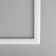 Frame for paintings (mirrors) 30 x 40 x 2.6 cm, wood, berta, white