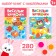 Stickers "Funny circles", A4 format, set 2 pcs. 16 p.