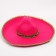 Carnival hat "Sombrero", pink color, p. 56–58