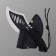 Tourist hatchet in the braid, black, 24cm, 250 g