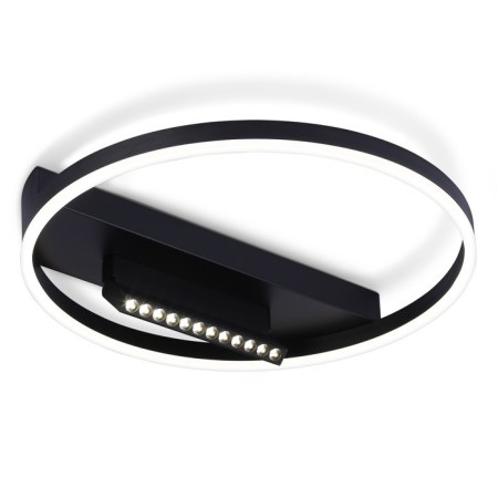 LED ceiling LED Ambrella Light, Linetech, FL51458, LED, 60 W, 4500LUM, 3000-6400K, black color black