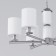 Ceiling Lamp Eurosvet Caprera 60146/6, E14, 6x40W, 670x670 mm, Nickel color