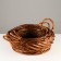 A set of baskets, 3 pcs, 42x14 cm, 34x11.5 cm, 26x9 cm, willow