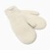 Women's mittens MIST with rabbit wool, rr 22 cm, col. lactic
