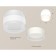 Ambrella Light Acrylic lamp, XS8418001, GX53 LED 12 W, white sand, white matte