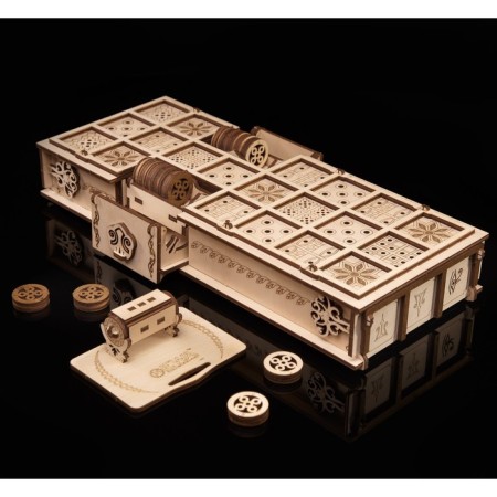 Board game, wooden designer 3D Ewa Gameset Ur and Senet-16