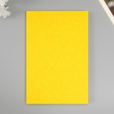 Hard felt 1 mm 20x30 cm yellow
