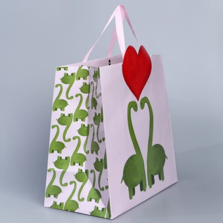 Gift package, packaging, "dinosaurs", 30 x 30 x 15 cm-1