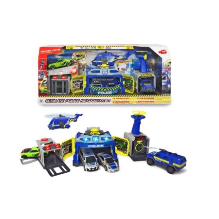 Set "Police Headquarters", 4 cars and 1 helicopter, light/sound-2