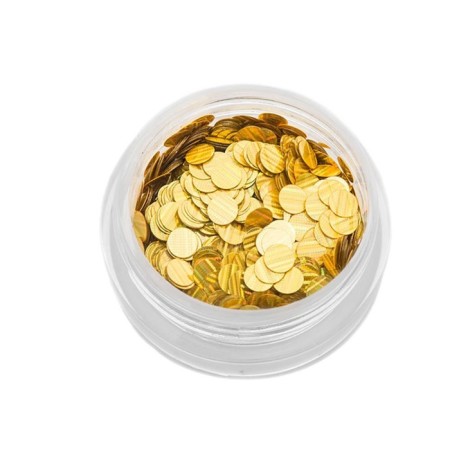 Seques for TNL decor "Cat Eye", No. 3, gold