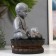 Table Polystone Fountain from the Network Light "Little Buddha - Meditation" 30x20x20 cm