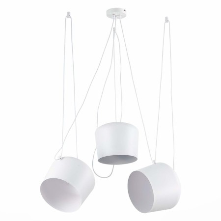 Suspended EVOLUCE lamp. Sle120653-03. TRIESTE. 3x40 watts, e27, 200 cm, white color-3