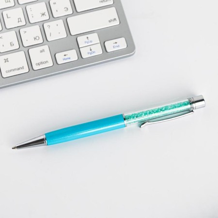 Sheker handle Gift "from March 8", metal, blue case-1