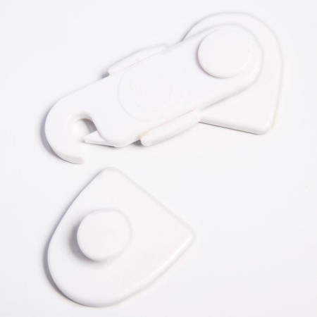 Cabinet doors lock, white color-5