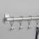 Twohind holder, 60 cm, 10 hooks, aluminum