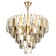 Vivien chandelier, 6x60W E27, color gold