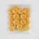 A set of buttons, 2 punctures, d = 16 mm, 24 pcs, mustard color