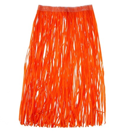 Hawaiian skirt, 60 cm, orange color-1