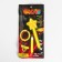 Neon accessories, set 4 objects: rod, bracelet, ring, suspension, mixing color