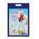 The carnival costume "White Snowman", velor, overalls, scarf, hat, height 98 cm