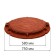 Luke of PPC revision, type "lm", d = 58 cm, up to 1.5 tons, terracotta